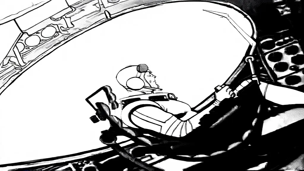 Free Coloring Pages-Space Angel