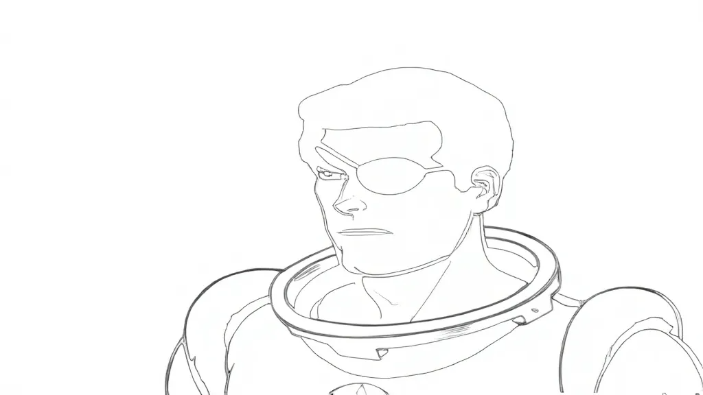 Free Coloring Pages-Space Angel