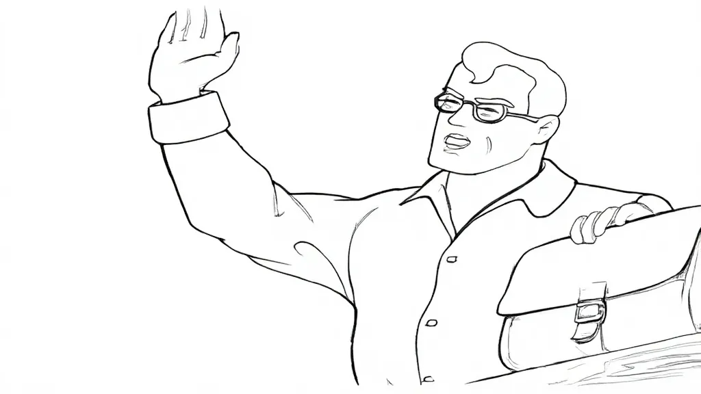 Free Coloring Pages-Super Man