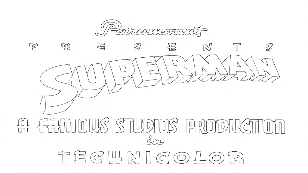 Free Coloring Pages-Super Man