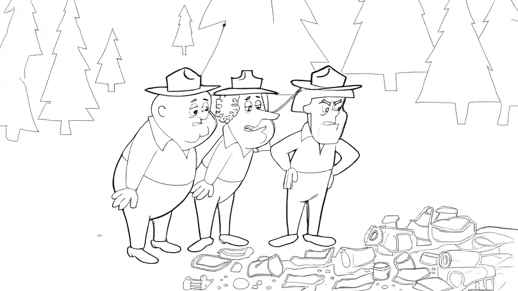 Free Coloring Pages-The Three Stooges