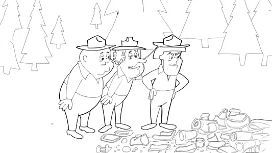 Free Coloring Pages-The Three Stooges