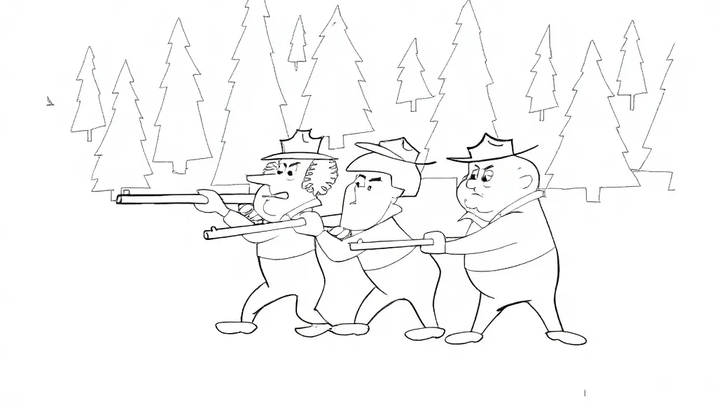 Free Coloring Pages-The Three Stooges