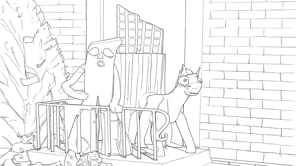 Free Coloring Pages Gumby Collection