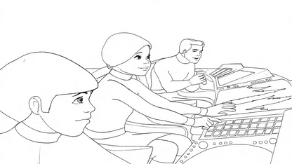 Free Coloring Pages-The Adventures of Captain Nemo